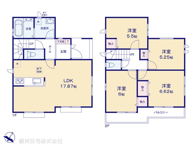 G00374037 埼玉県川口市大字安行小山 新築一戸建て 4090万円【間取図】