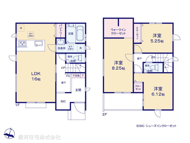 G00374163 埼玉県さいたま市浦和区皇山町 新築一戸建て 4990万円【間取図】