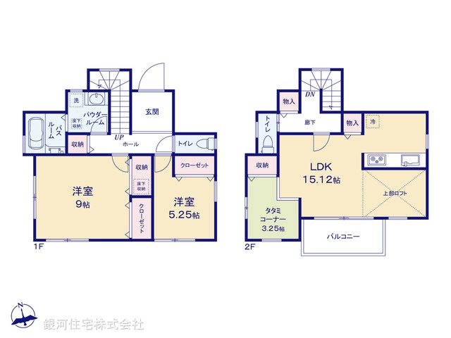 G00374270 神奈川県川崎市麻生区東百合丘１丁目 新築一戸建て 4280万円【間取図】