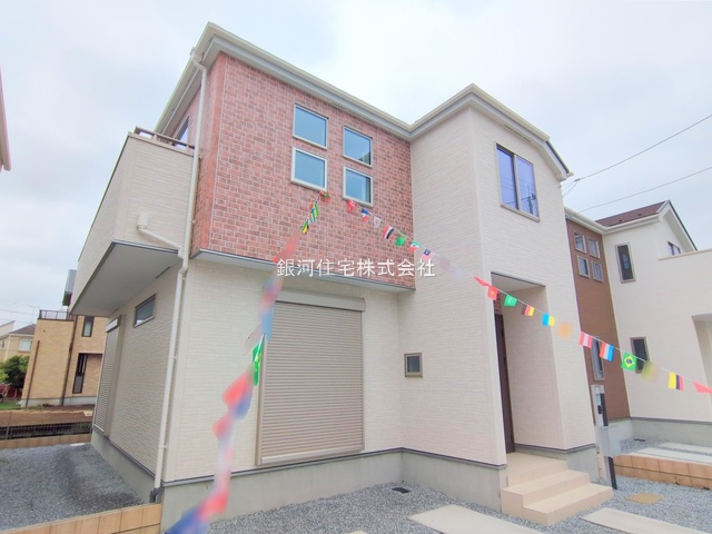 G00374298 埼玉県上尾市大字瓦葺 新築一戸建て 3590万円 土地面積120.12m² (約36.33坪) 建物面積95.43m² (約28.86坪) 間取り４ＬＤＫ 築年月2025年06月(築１年以内)【外観7】