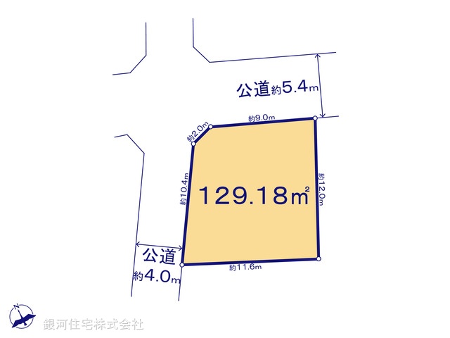 G00374328 東京都八王子市横川町 土地(建築条件付土地) 2380万円【区画図】