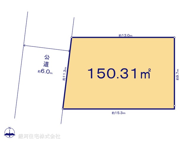G00374401 神奈川県相模原市緑区原宿南２丁目 土地(建築条件付土地) 2880万円【区画図】