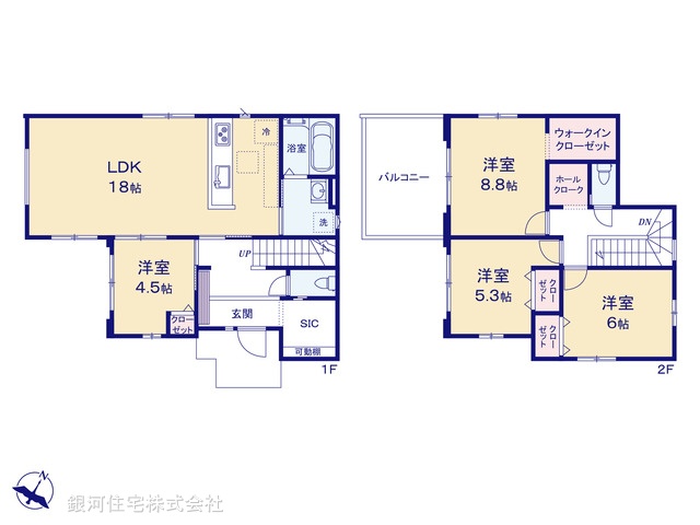 G00374554 埼玉県さいたま市北区別所町 新築一戸建て 4898万円【間取図】
