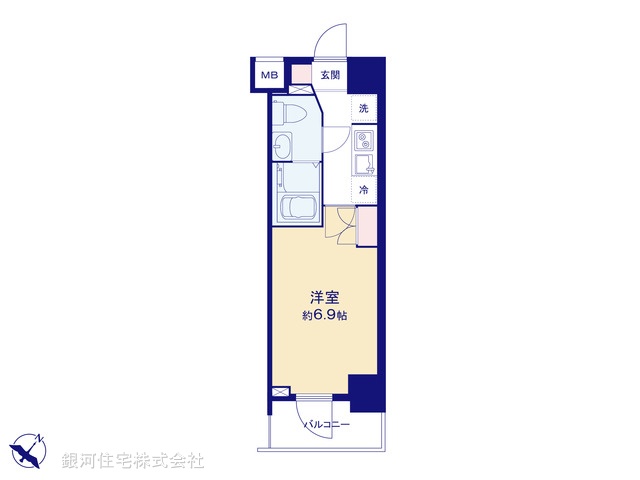 G00374567 神奈川県横浜市南区通町２丁目 中古マンション 2380万円【間取図】