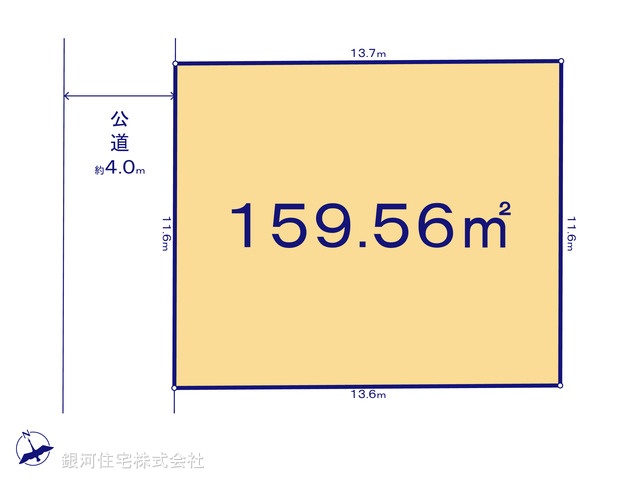 G00374597 神奈川県横浜市戸塚区平戸２丁目 土地 4600万円【区画図】