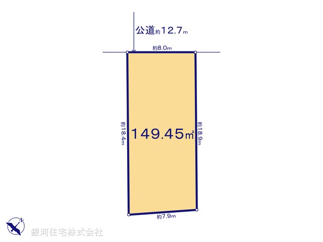 G00374630 東京都墨田区立花３丁目 土地 1億2000万円【区画図】