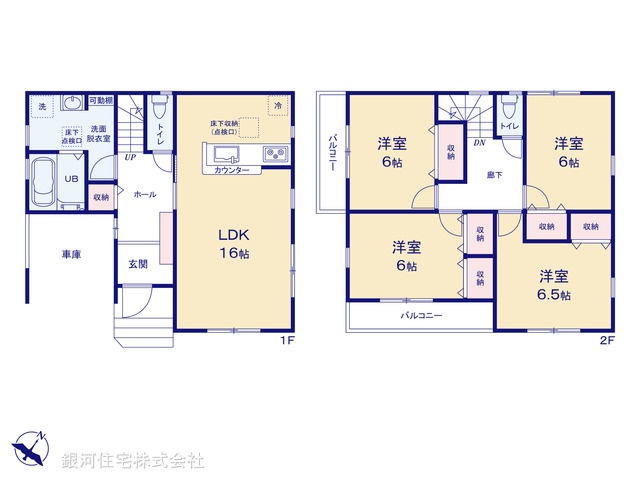 G00374631 埼玉県川口市大字安行原 新築一戸建て 3590万円【間取図】