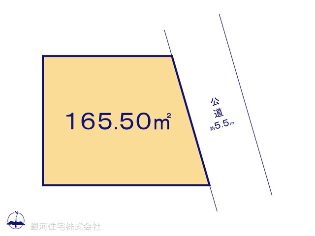 G00374704 神奈川県相模原市南区麻溝台７丁目 土地 2660万円【区画図】