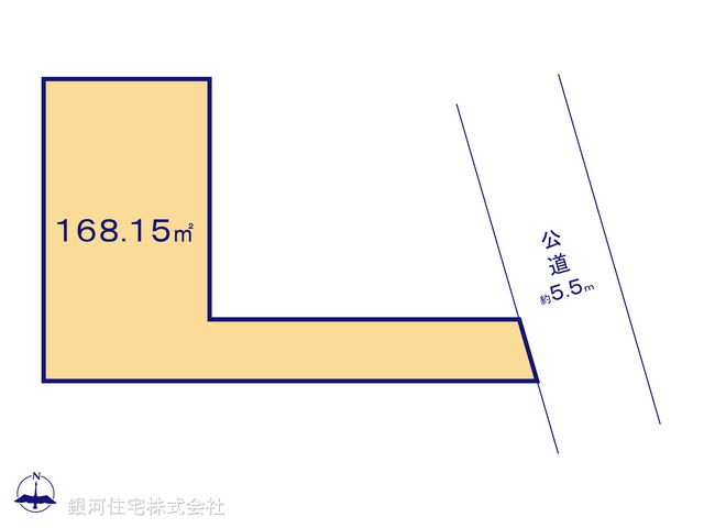 G00374705 神奈川県相模原市南区麻溝台７丁目 土地 2130万円【区画図】