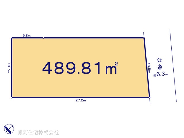 G00374806 埼玉県さいたま市南区太田窪２丁目 土地 2億6000万円【区画図】