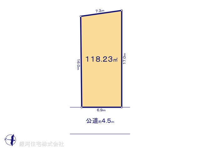 G00374908 埼玉県さいたま市西区宮前町 土地 2880万円【区画図】