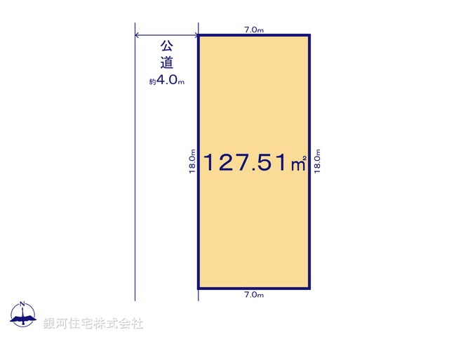 G00374964 埼玉県川口市大字安行領根岸 土地 2390万円【区画図】