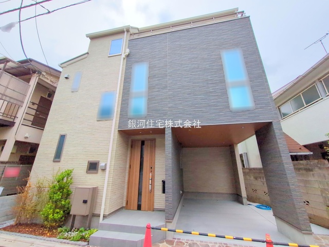 G00374991 東京都中野区野方２丁目 新築一戸建て 9480万円 土地面積75.21m² (約22.75坪) 建物面積128.54m² (約38.88坪) 築年月2025年04月(築１年以内)【外観14】
