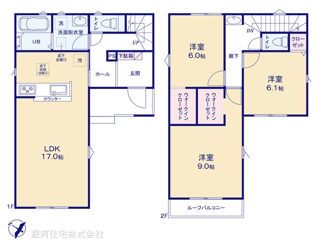 G00375070 千葉県船橋市南三咲１丁目 新築一戸建て 3380万円【間取図】