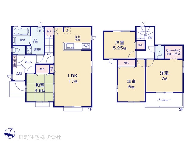 G00375228 埼玉県狭山市大字東三ツ木 新築一戸建て 3490万円【間取図】