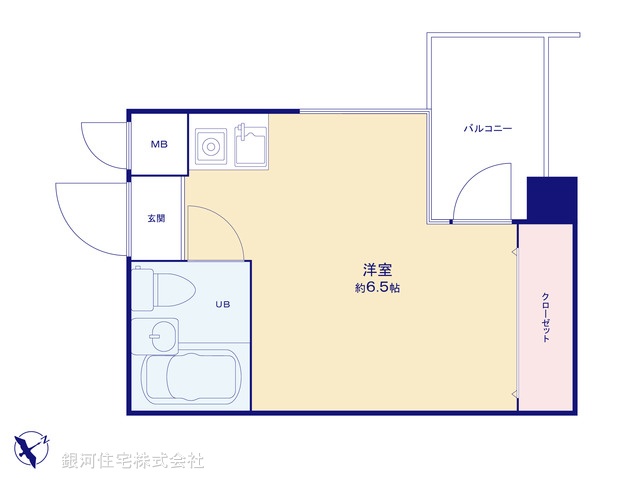 G00375264 東京都武蔵野市西久保３丁目 中古マンション 1330万円【間取図】