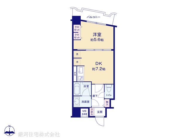 G00375374 東京都台東区浅草３丁目 中古マンション 3698万円【間取図】