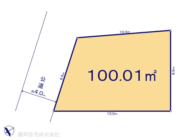 G00375458 東京都杉並区成田西１丁目 土地 8380万円【区画図】
