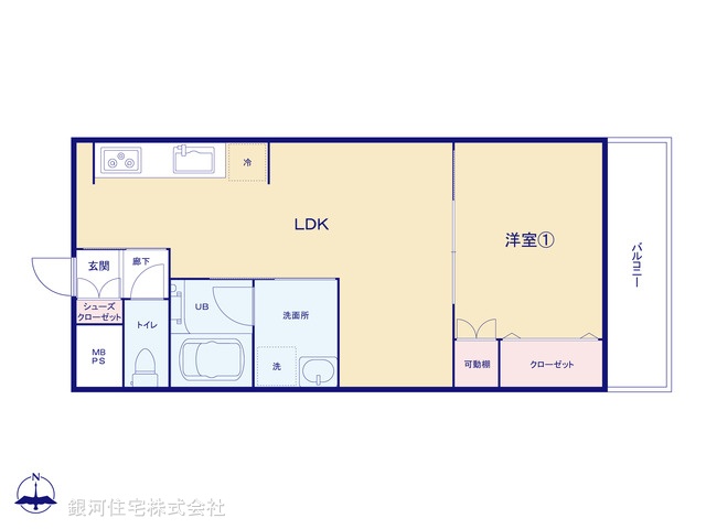G00375630 神奈川県横浜市南区井土ヶ谷下町 中古マンション 1999万円【間取図】