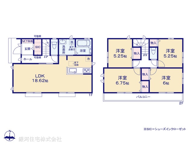 G00375725 東京都青梅市藤橋３丁目 新築一戸建て 3990万円【間取図】