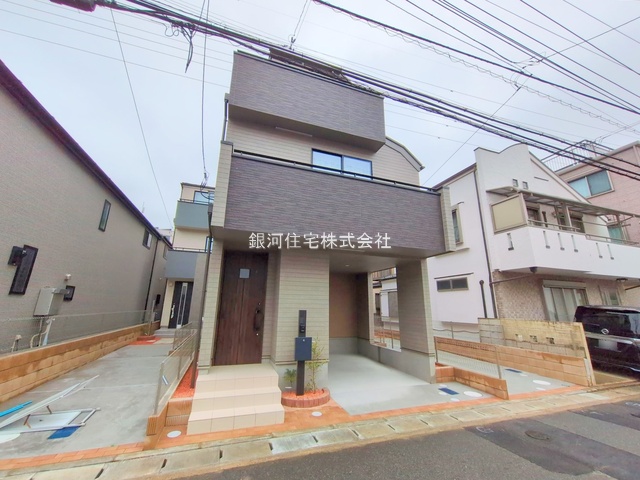 G00375921 千葉県市川市入船 新築一戸建て 5790万円 土地面積68.40m² (約20.69坪) 建物面積110.38m² (約33.38坪) 築年月2025年09月(築１年以内)【外観8】