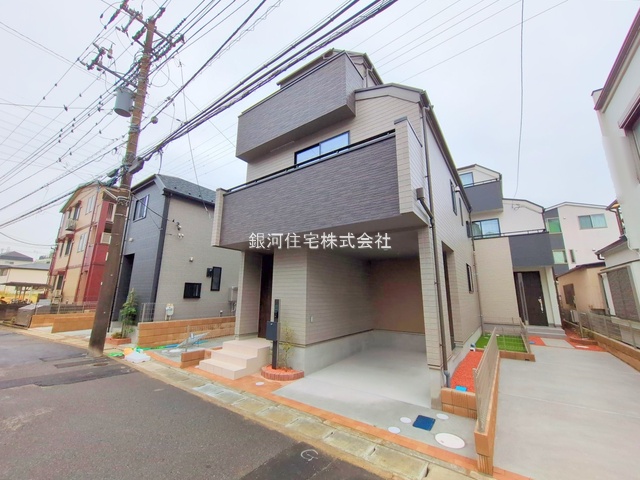 G00375921 千葉県市川市入船 新築一戸建て 5790万円 土地面積68.40m² (約20.69坪) 建物面積110.38m² (約33.38坪) 築年月2025年09月(築１年以内)【外観9】