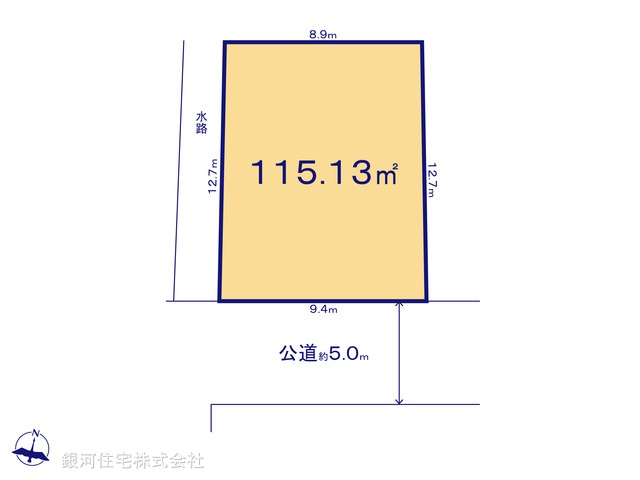 G00376426 千葉県柏市豊平町 土地 2990万円【区画図】
