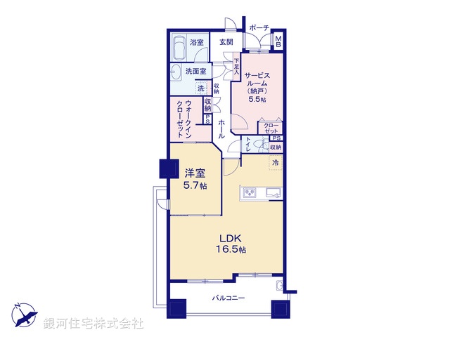 G00376502 東京都板橋区東山町 中古マンション 5980万円【間取図】