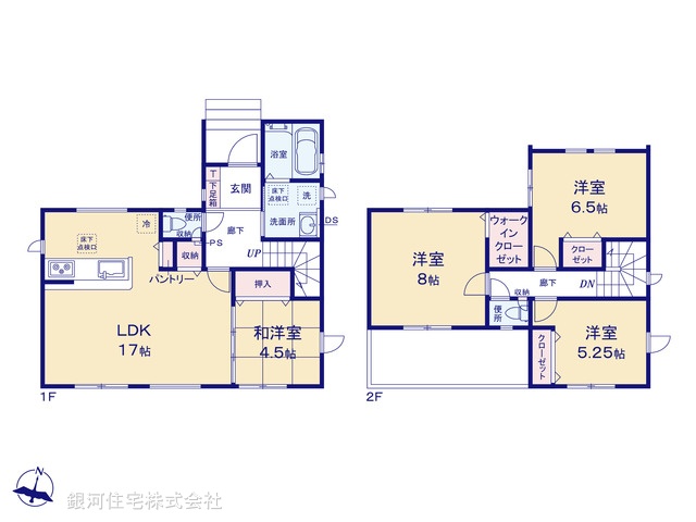G00376552 埼玉県さいたま市浦和区皇山町 新築一戸建て 5290万円【間取図】