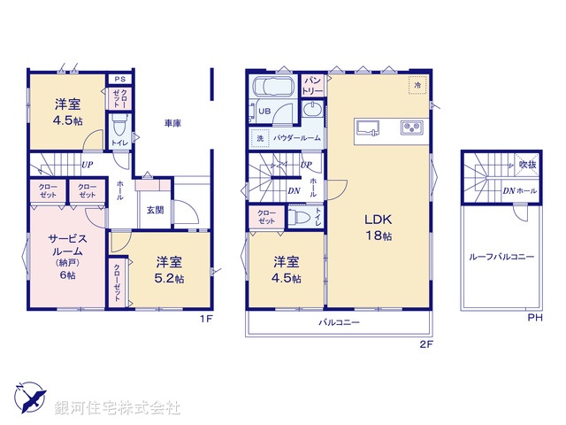 G00376620 神奈川県鎌倉市台４丁目 新築一戸建て 5480万円【間取図】