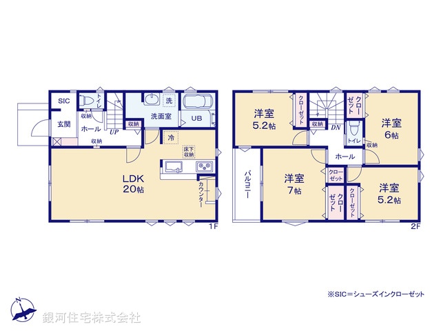 G00376805 東京都町田市忠生２丁目 新築一戸建て 4199万円【間取図】