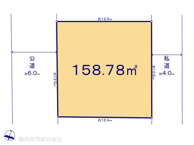 G00376813 東京都八王子市四谷町 土地 2280万円【区画図】