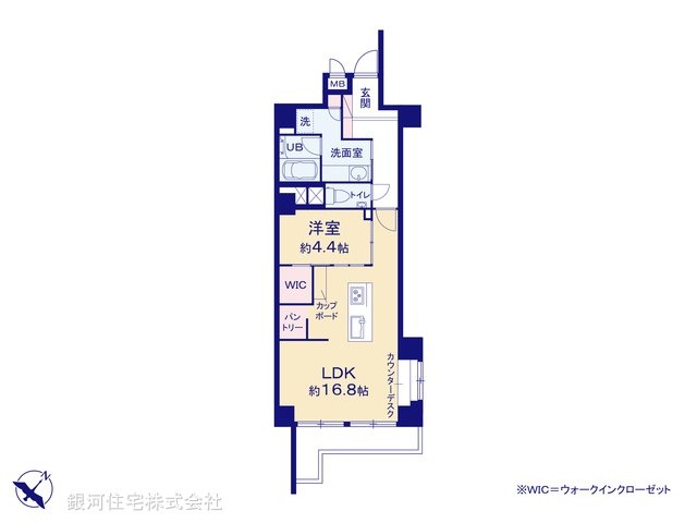 G00376909 東京都渋谷区広尾１丁目 中古マンション 8980万円【間取図】