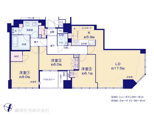 G00376964 東京都千代田区一番町 中古マンション 5億1980万円【間取図】