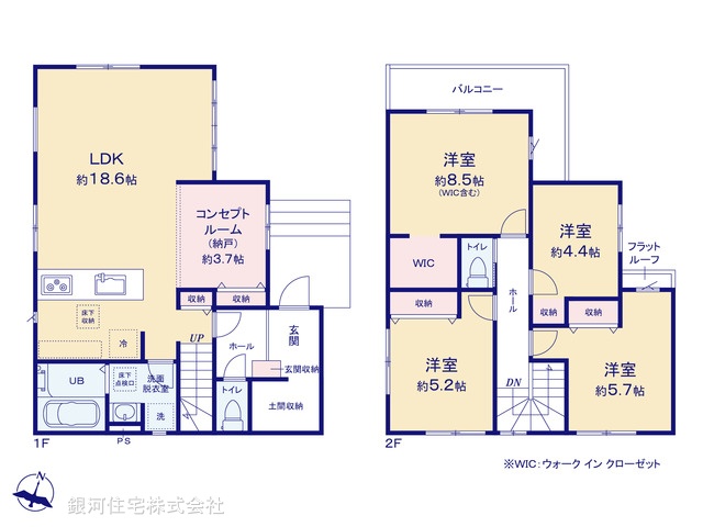 G00376987 埼玉県さいたま市岩槻区本丸１丁目 新築一戸建て 3298万円【間取図】
