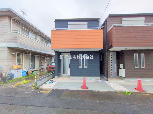 G00377315 東京都府中市紅葉丘１丁目 新築一戸建て 4480万円 土地面積58.50m² (約17.69坪) 建物面積69.24m² (約20.94坪) 築年月2024年12月(築１年以内)【外観6】