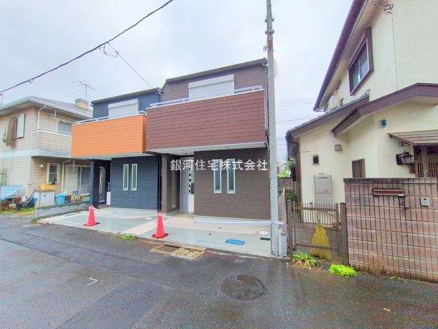 G00377316 東京都府中市紅葉丘１丁目 新築一戸建て 4580万円 土地面積58.51m² (約17.69坪) 建物面積69.24m² (約20.94坪) 築年月2024年12月(築１年以内)【外観2】