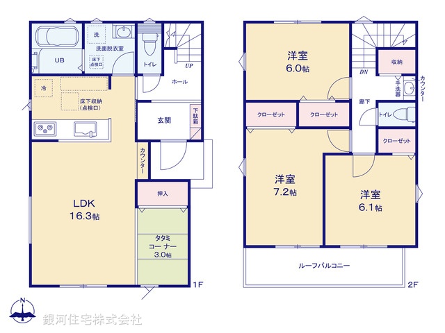 G00377487 千葉県君津市人見３丁目 新築一戸建て 2690万円【間取図】