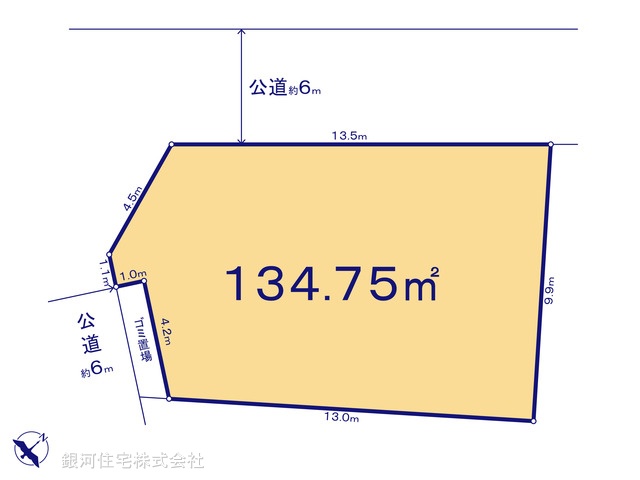 G00377551 千葉県柏市名戸ヶ谷１丁目 土地 2599万円【区画図】