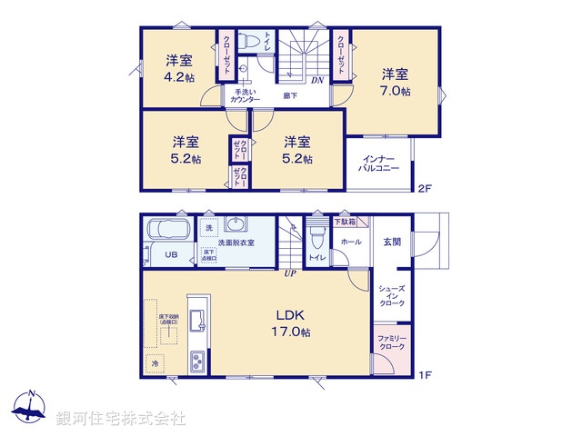 G00377571 千葉県市原市光風台２丁目 新築一戸建て 2590万円【間取図】