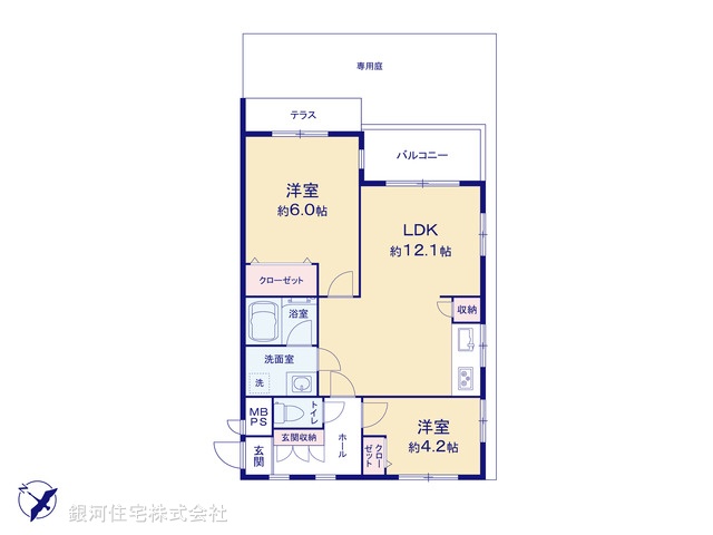 G00377599 東京都葛飾区水元３丁目 中古マンション 2980万円【間取図】