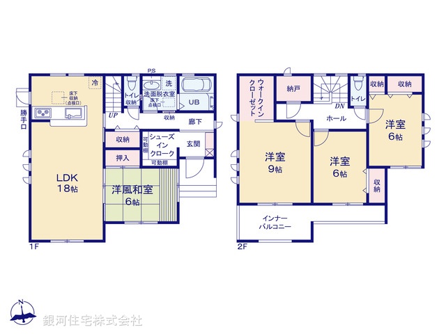 G00377727 埼玉県行田市城西１丁目 新築一戸建て 2990万円【間取図】