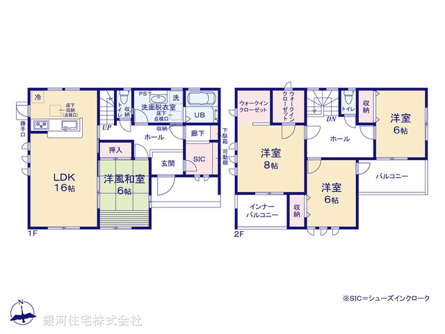 G00377729 埼玉県行田市城西１丁目 新築一戸建て 2990万円【間取図】