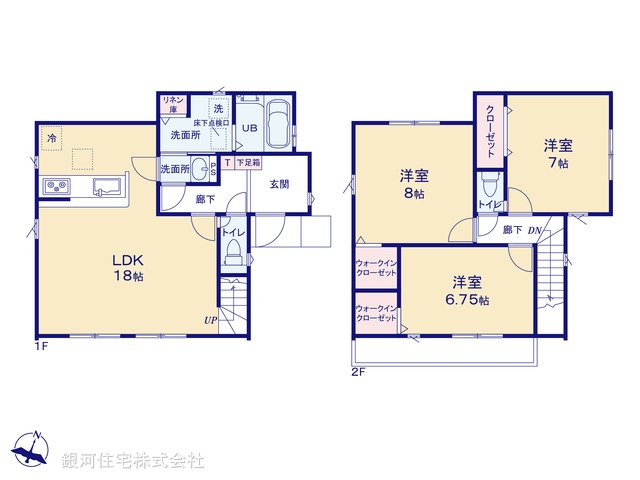 G00377900 埼玉県川越市大字山田 新築一戸建て 2780万円【間取図】