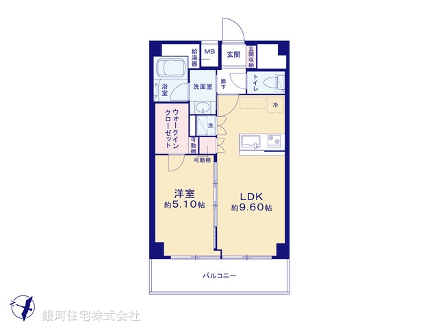G00377976 東京都渋谷区笹塚２丁目 中古マンション 4299万円【間取図】