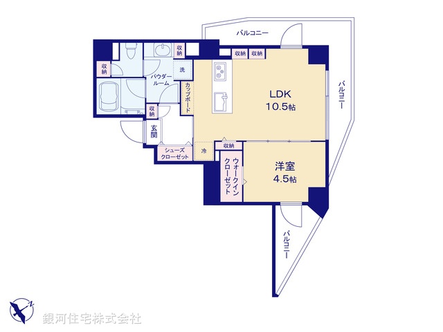 G00377978 東京都品川区南大井４丁目 中古マンション 5480万円【間取図】