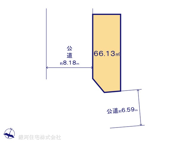 G00378069 東京都大田区中央６丁目 土地 6580万円【区画図】