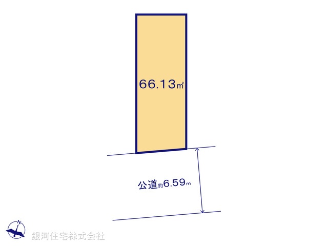 G00378070 東京都大田区中央６丁目 土地 6270万円【区画図】