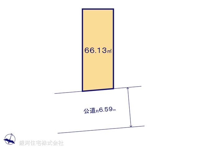 G00378071 東京都大田区中央６丁目 土地 6180万円【区画図】