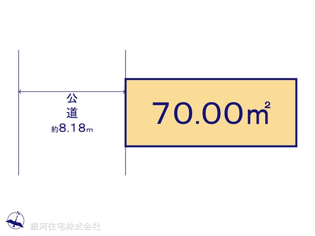 G00378074 東京都大田区中央６丁目 土地 6380万円【区画図】
